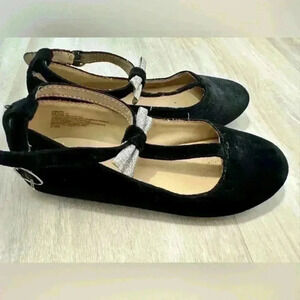 Gymboree‎ Fun and Fancy Girls Black Flat Dress Shoes Holiday toddler size 13